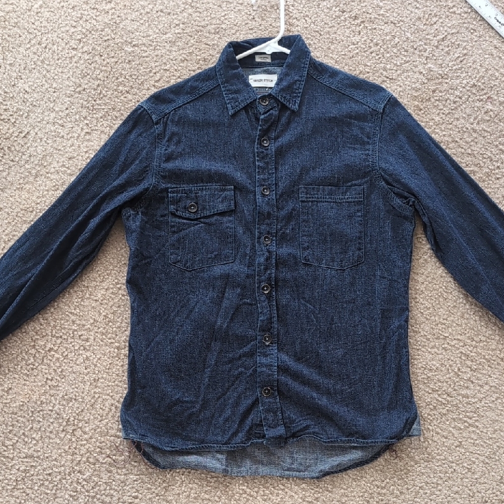 Taylor Stitch Indigo Casual Button Down Shirt